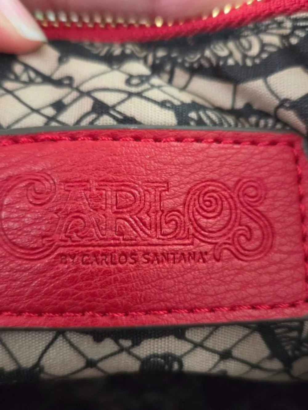 Carlos! By Carlos Santa I Red Crossbody Bag with detachable strap